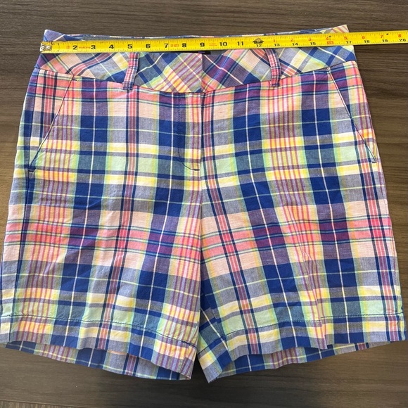 Talbots women's multicolor plaid shorts size 10 - NICE - Picture 6 of 10